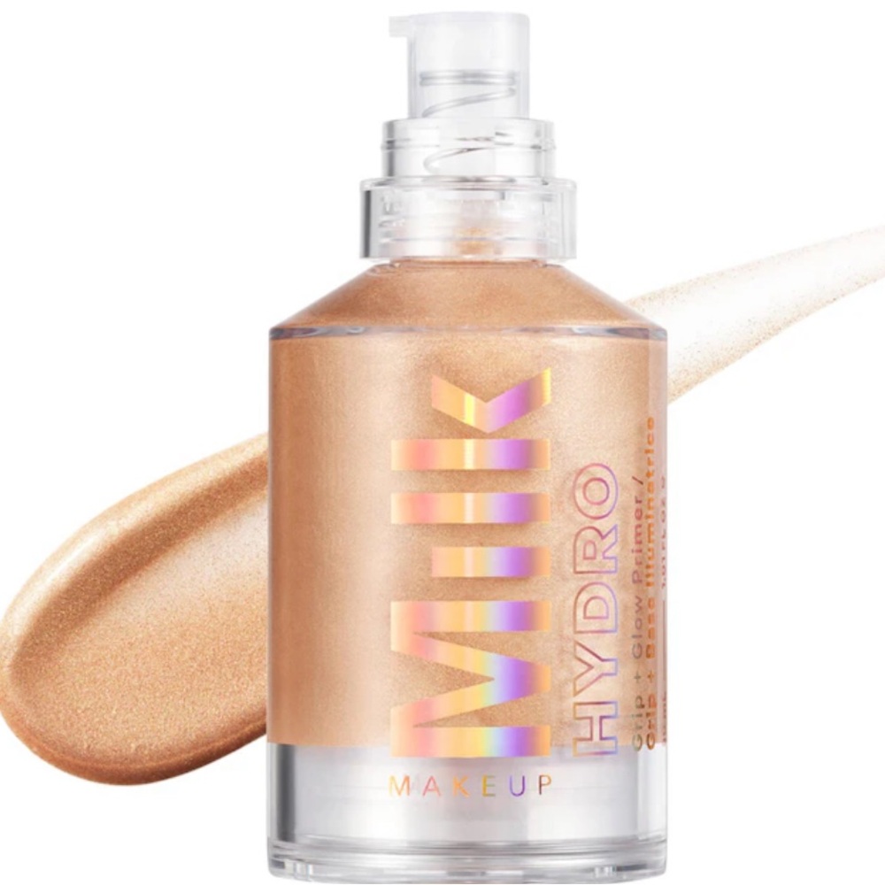 NEW MILK MAKEUP Hydro Grip &Glow Illuminating Primer w/ Light-Reflecting Pearls